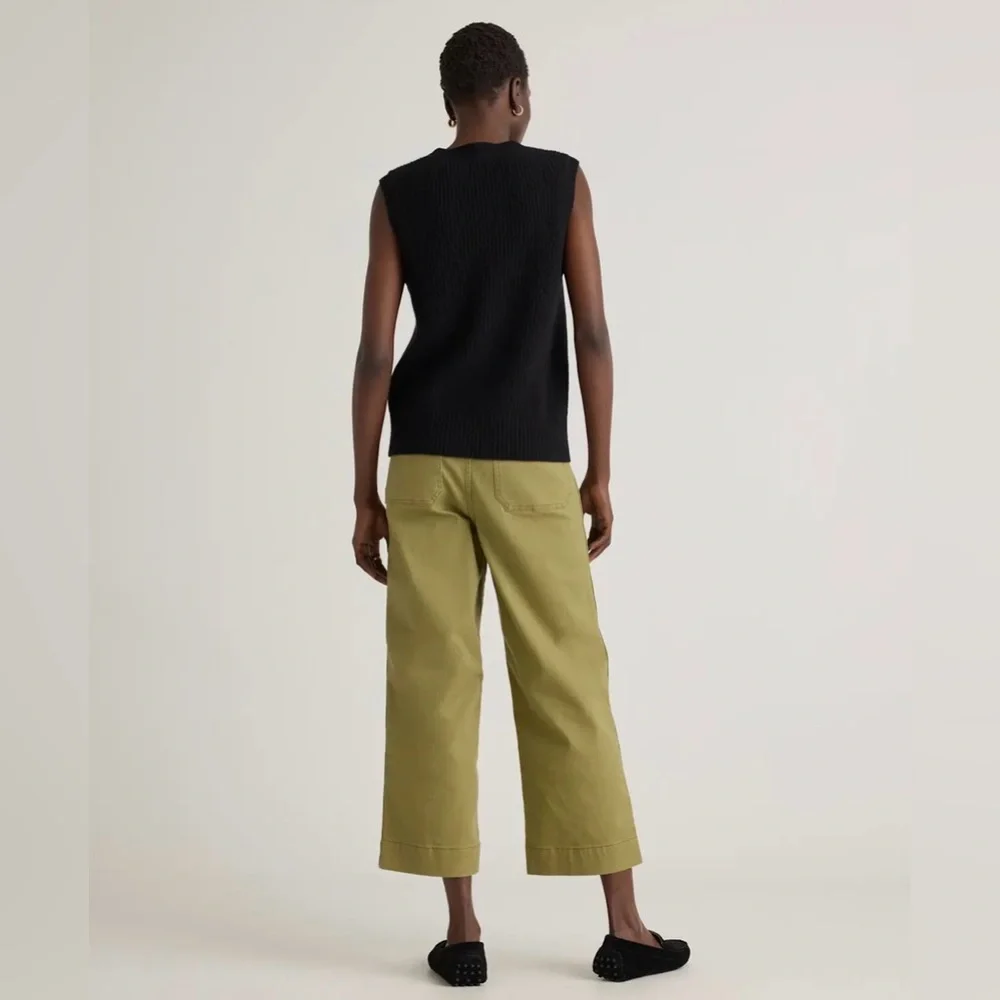 NWT! QUINCE Women’s Mongolian Cashmere Fisherman
Sweater Vest Black Size Small - Picture 10 of 11